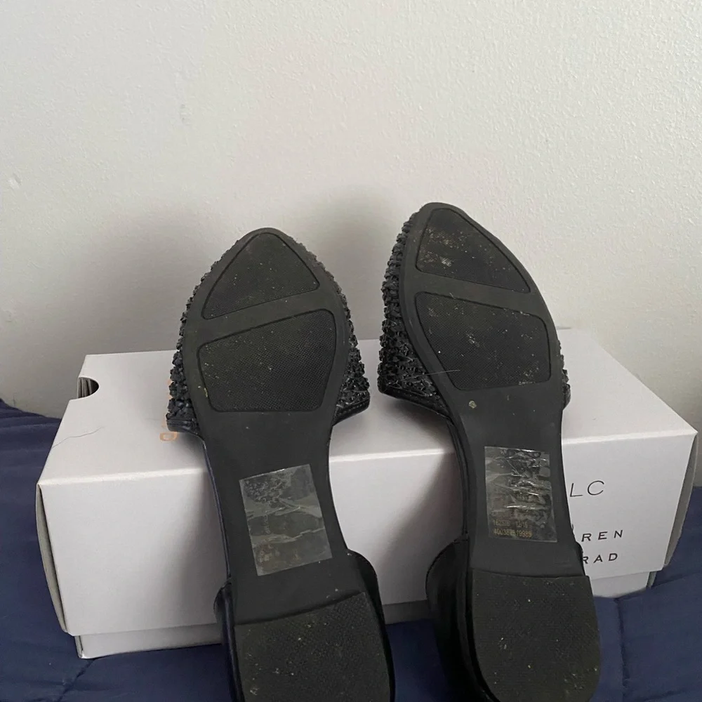 LC Lauren Conrad Black Woven Flats - Picture 5 of 6